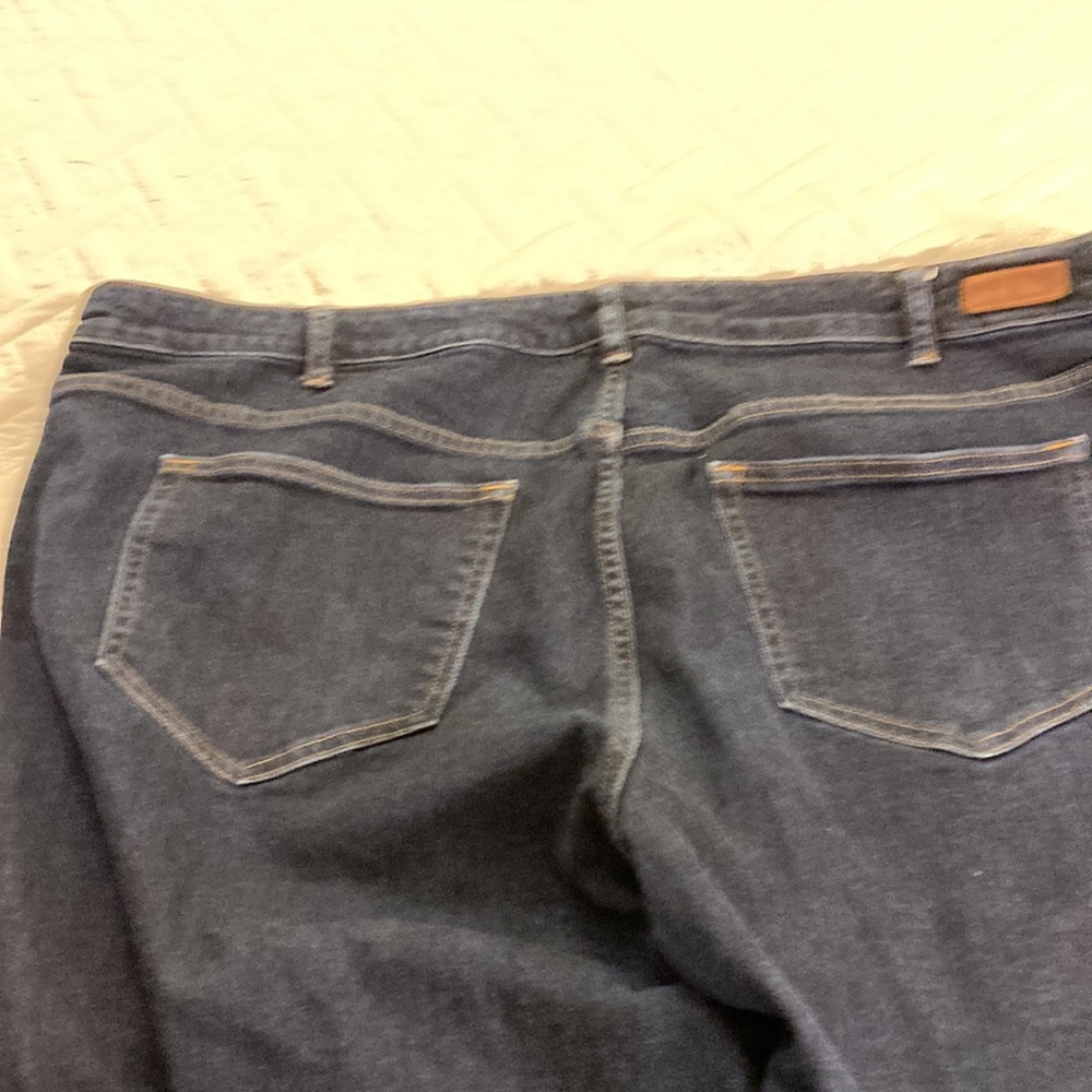 Dark blue Lands End crop jeans - Picture 5 of 7